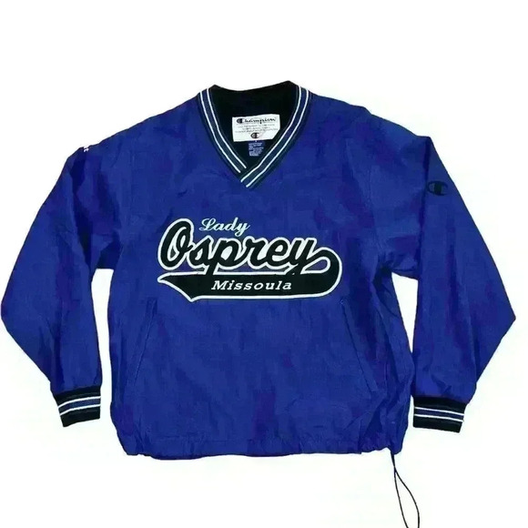 Champion Vintage Lady Osprey Missoula Pullover Jacket Small - Picture 11 of 12